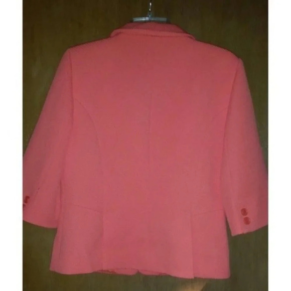 LOUBEN NWT Bright Orange 3/4 Sleeve Jacket - Picture 5 of 7